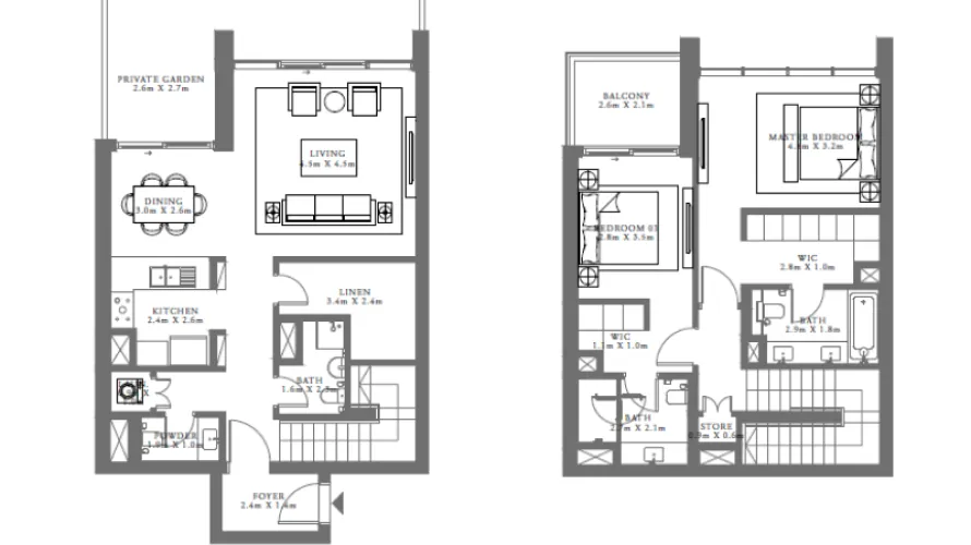 Apartamento de 1 dormitorio en Dubai Hills Estate, UAE No. 1200 № 8