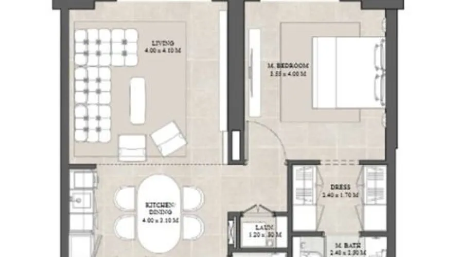 Apartamento de 1 dormitorio en Dubai Hills Estate, UAE No. 1395 № 2