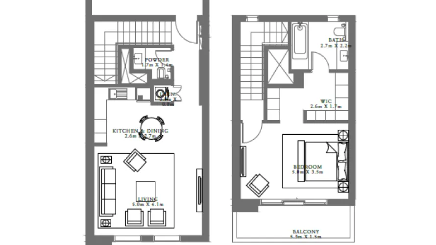 Appartement de 1 chambre à Dubai Hills Estate, UAE No. 1200 № 7