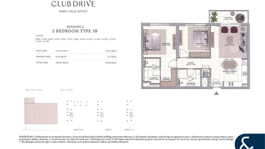 Appartement de 2 chambres à Dubai Hills Estate, UAE No. 1021 № 8