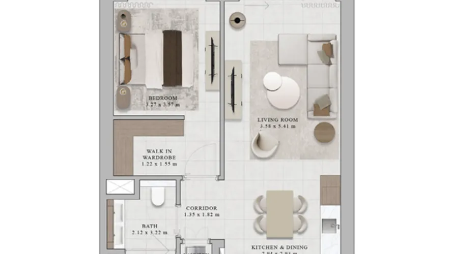 Appartement de 1 chambre à Dubai Hills Estate, UAE No. 1184 № 1