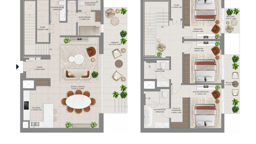 Appartement de 1 chambre à Dubai Hills Estate, UAE No. 1203 № 3