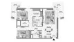 2 chambres Appartement plan d'étage «2BR», Parkwood