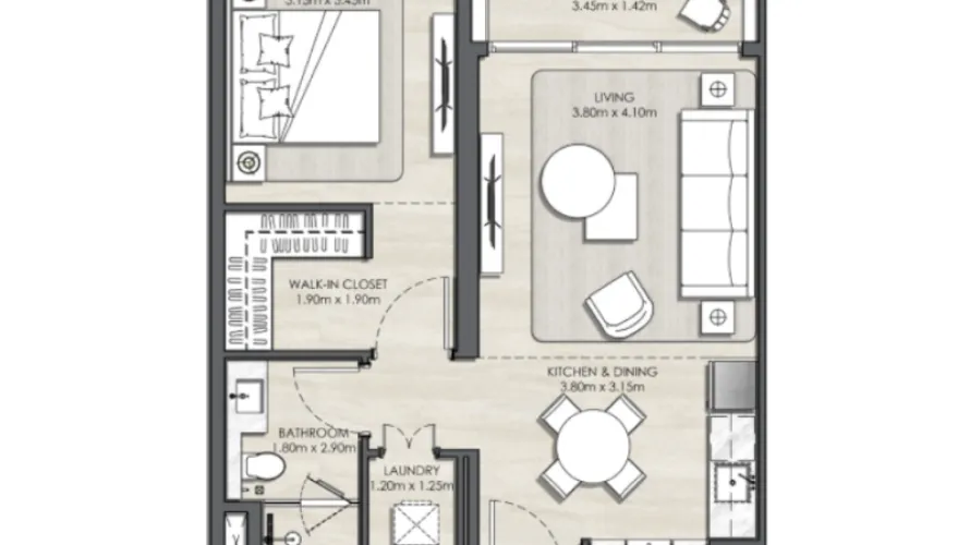 Appartement de 3 chambres à Dubai Hills Estate, UAE No. 1189 № 4