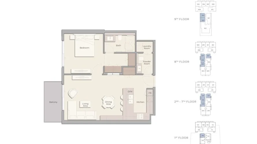 ELLINGTON HOUSE IV à Dubai Hills Estate, UAE No. 28 № 6