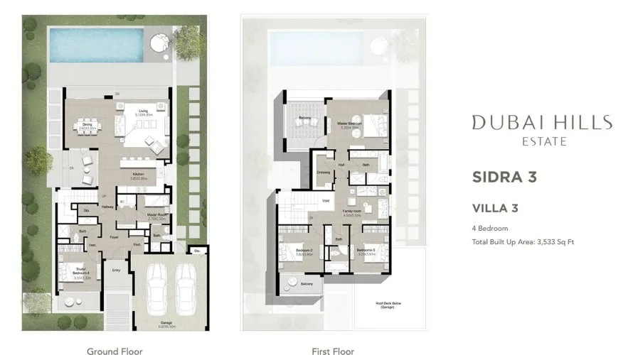 Villa de 3 chambres à Dubai Hills Estate, UAE No. 1400 № 8