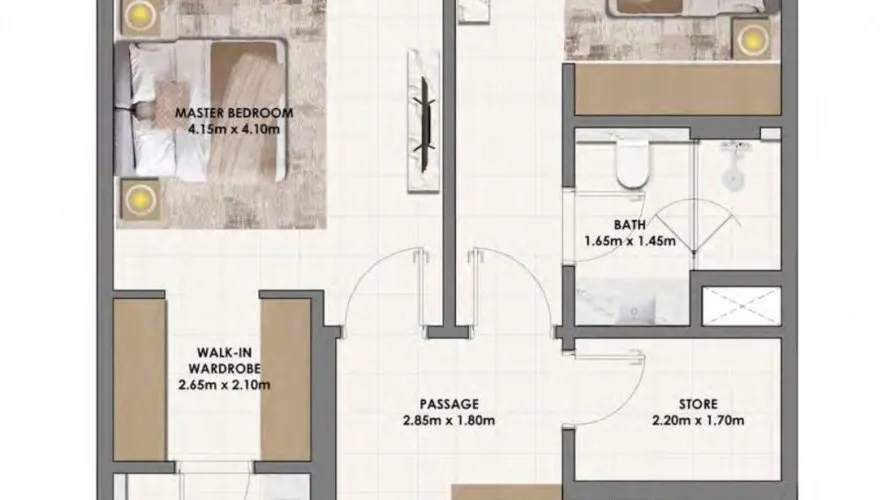 Квартира с 3 спальнями в Parkwood, Дубай Хилс Эстейт, Дубай, ОАЭ №304 № 1