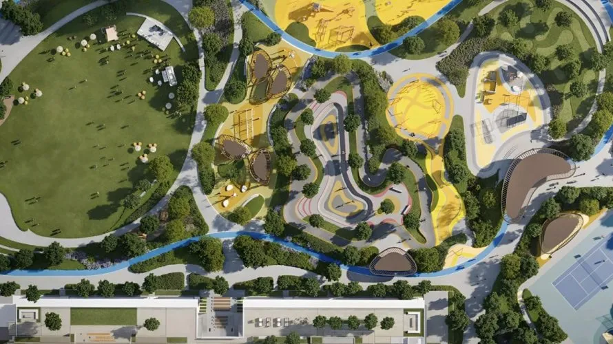 Квартира с 3 спальнями в  Дубай Хилс Эстейт, Дубай, ОАЭ №892 № 3