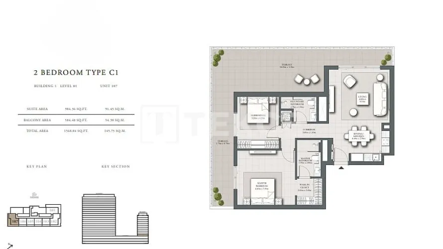 2 bedrooms apartment for sale , Dubai Hills Estate, Dubai, UAE No. 1113 № 13