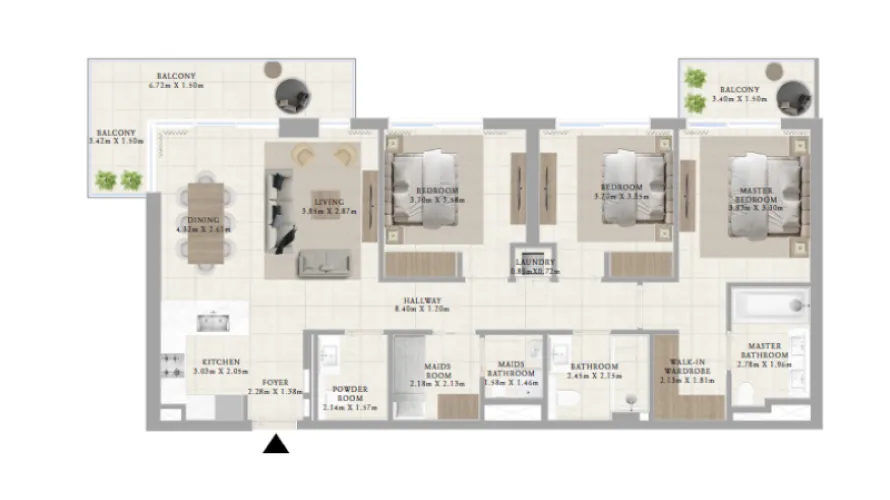 1 bedroom apartment for sale , Dubai Hills Estate, Dubai, UAE No. 1194 № 3
