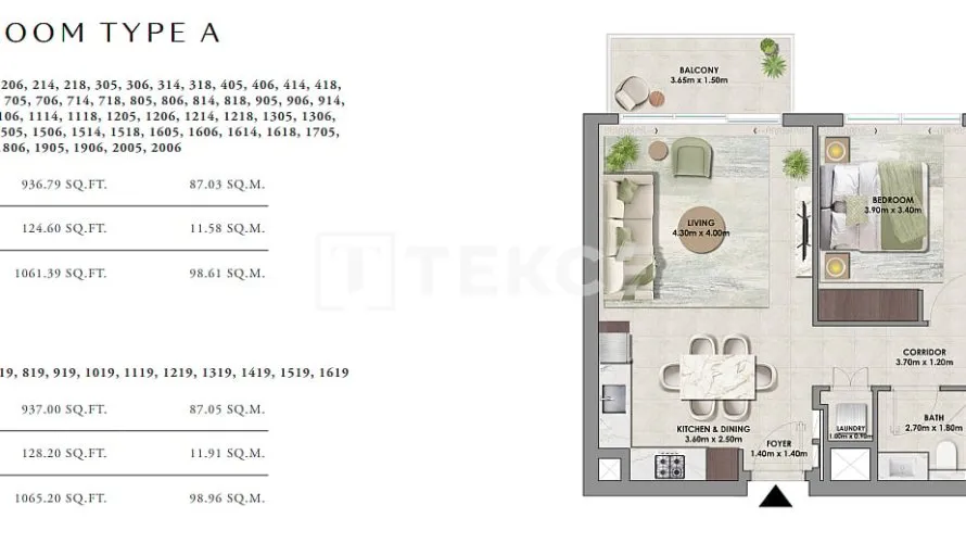 3 bedrooms apartment for sale , Dubai Hills Estate, Dubai, UAE No. 1097 № 11