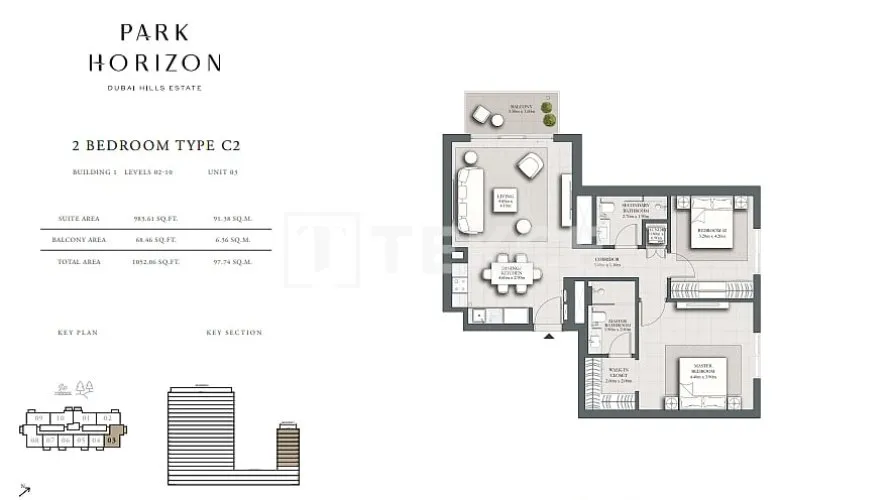 2 bedrooms apartment for sale , Dubai Hills Estate, Dubai, UAE No. 1113 № 16