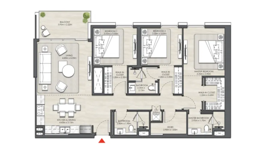 3 bedrooms apartment for sale , Dubai Hills Estate, Dubai, UAE No. 1189 № 5