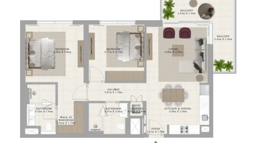 1 bedroom apartment for sale , Dubai Hills Estate, Dubai, UAE No. 1191 № 2