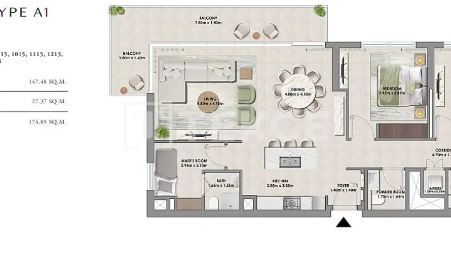 3 bedrooms apartment for sale , Dubai Hills Estate, Dubai, UAE No. 1097 № 15