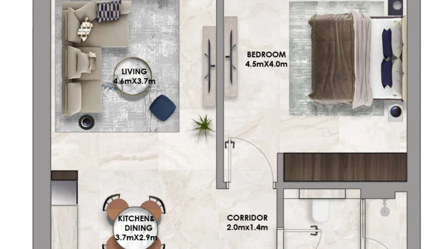 1 bedroom apartment for sale, Dubai Hills Estate, Dubai, UAE No. 1394 № 12