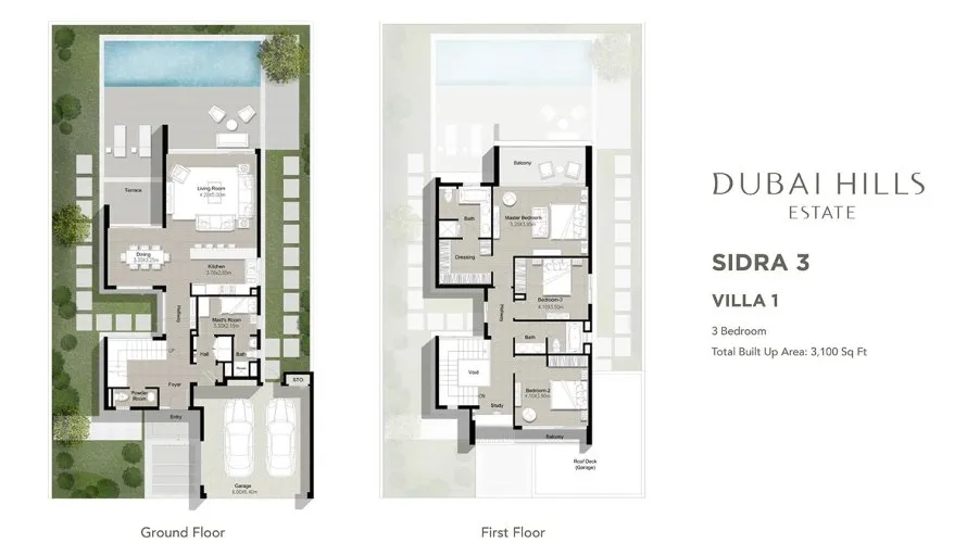 3 bedrooms villa for sale , Dubai Hills Estate, Dubai, UAE No. 1400 № 7