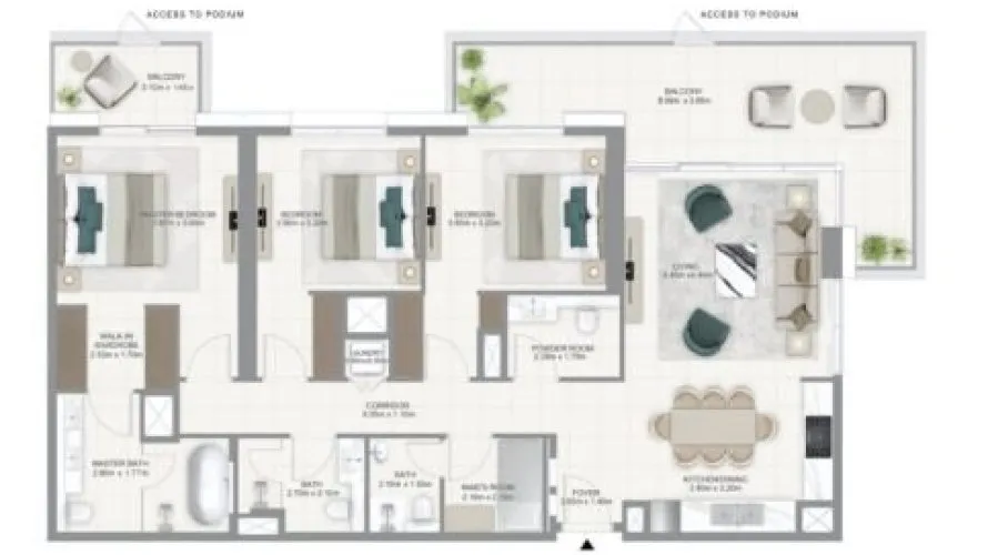 1 bedroom apartment for sale, Dubai Hills Estate, Dubai, UAE No. 1396