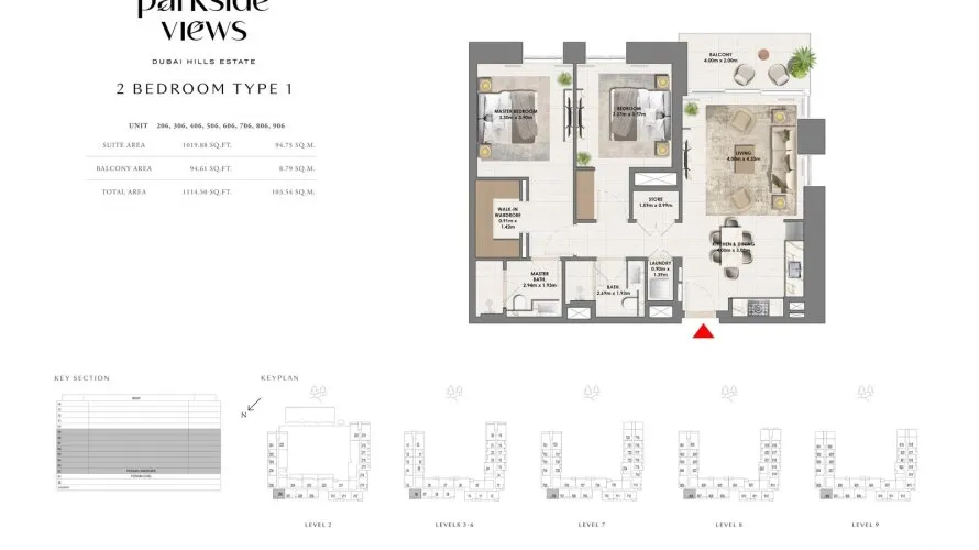 PARKSIDE VIEWS in Dubai Hills Estate, UAE No. 31 № 6