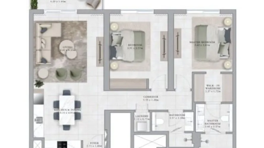 1 bedroom apartment for sale, Dubai Hills Estate, Dubai, UAE No. 1397 № 7