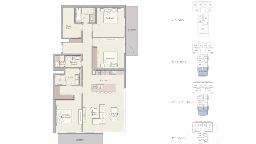 ELLINGTON HOUSE IV in Dubai Hills Estate, UAE No. 28 № 3